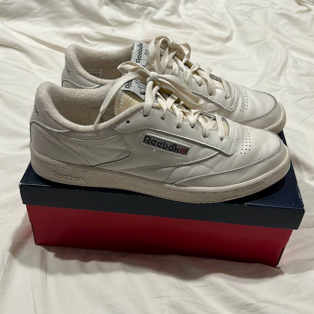 Reebok Club C 85 Vintage - Chalk Black men’s sz 12